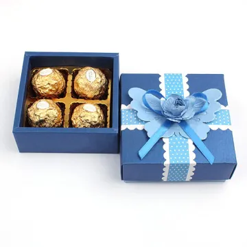 Square Cardboard Chocolate Packaging Box