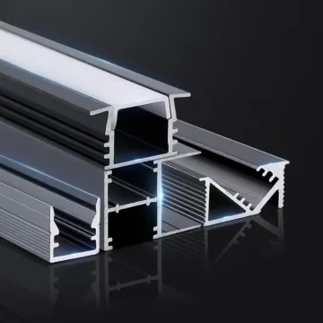 New Generation LED Lighting: 45 Degree Angle Corner LED Channel V Slot Aluminum Profile