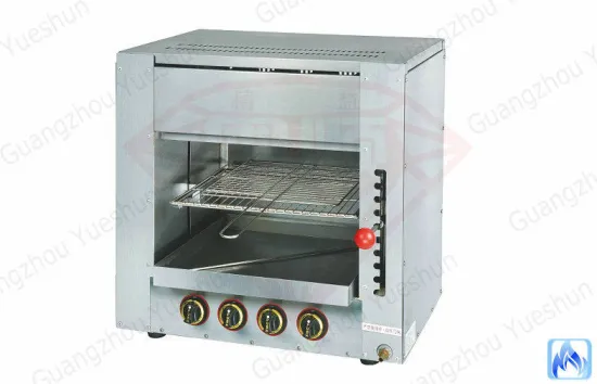 Commercial Gas Infrared Salamander Kitchen Equipment , 620x440x610mm