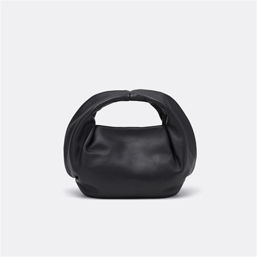 Fashionable Black Leather Coin Purse Versatile Crossbody