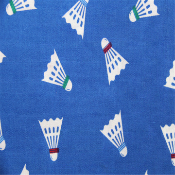 Badminton Pattern With Cotton Poplin Fabric