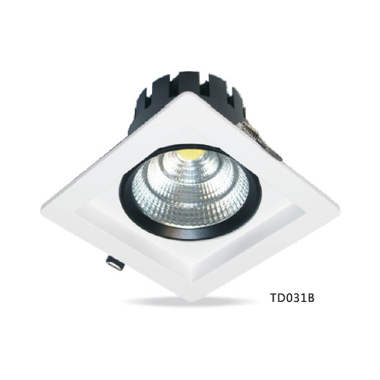 Square COB 9W LED DownlightofLED Surface Mounted Closet Light