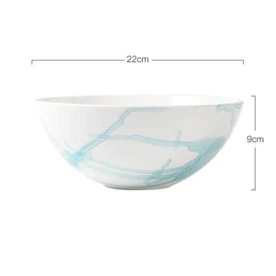 Superior Round Fruit Bowl Oversized Porcelain Bowls