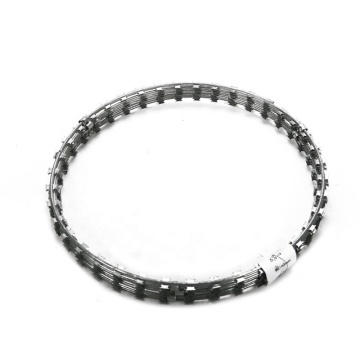 Title: "Inoxydable Razor Wire Fence - BTO-22x45cmx3.5kgs Barbed Wire Coil: High Security Solution Made in China