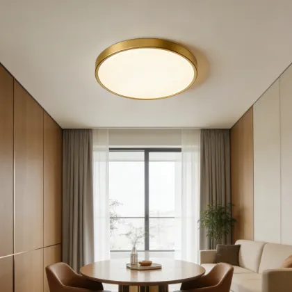 Balanced glow LED ceiling fixture