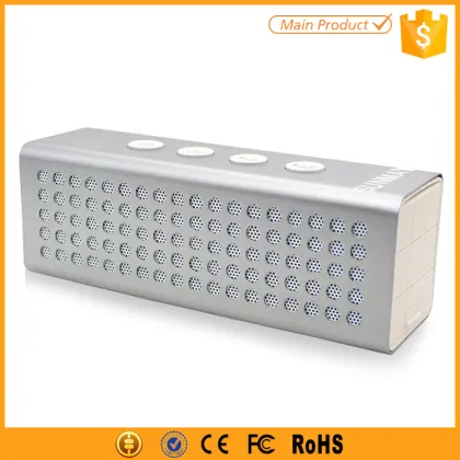 hot selling 2016 amazon aluminum power bank bluetooth speaker