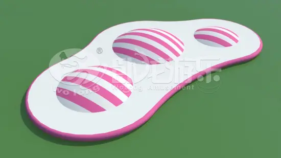 Outdoor amusement park kids entertainment Water jumping cloud