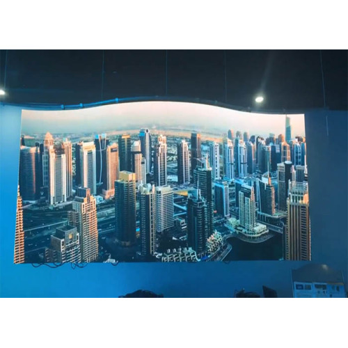 Light Weight Cabinet Indoor Curved LED Display