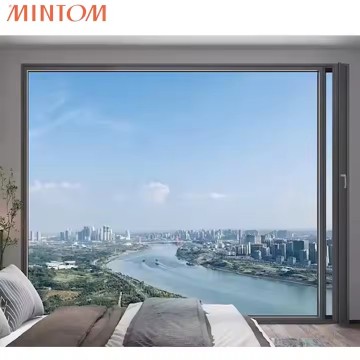 Mintom Modern Customizable Double Glazed Aluminum Window with Micro Ventilation
