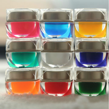 Professional 12 colors uv glass gel uv gel for Nail Art
