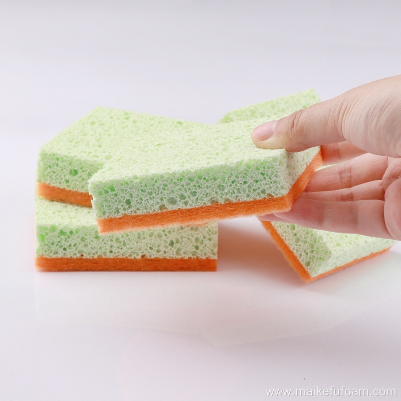 Biodegradable Natural Kitchen Sponge Compostable Cellulose