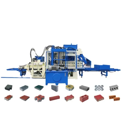 QT 10-15 Fully Automatic Block Machine: Global Sales for Pavers, Solid Hollow Blocks & Curbstones at Good Prices