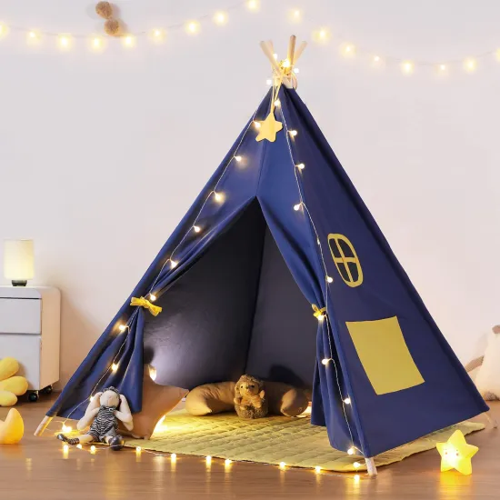 Wholesale Foldable Baby Play House, Toddler Toy Teepee Tent for Kids & Adults - Indoor Room Decor