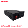 12 포트 USB 충전기 150W 수퍼 파워