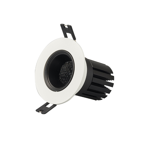 Anti-glare recessed LED dimmable spotlight 10W