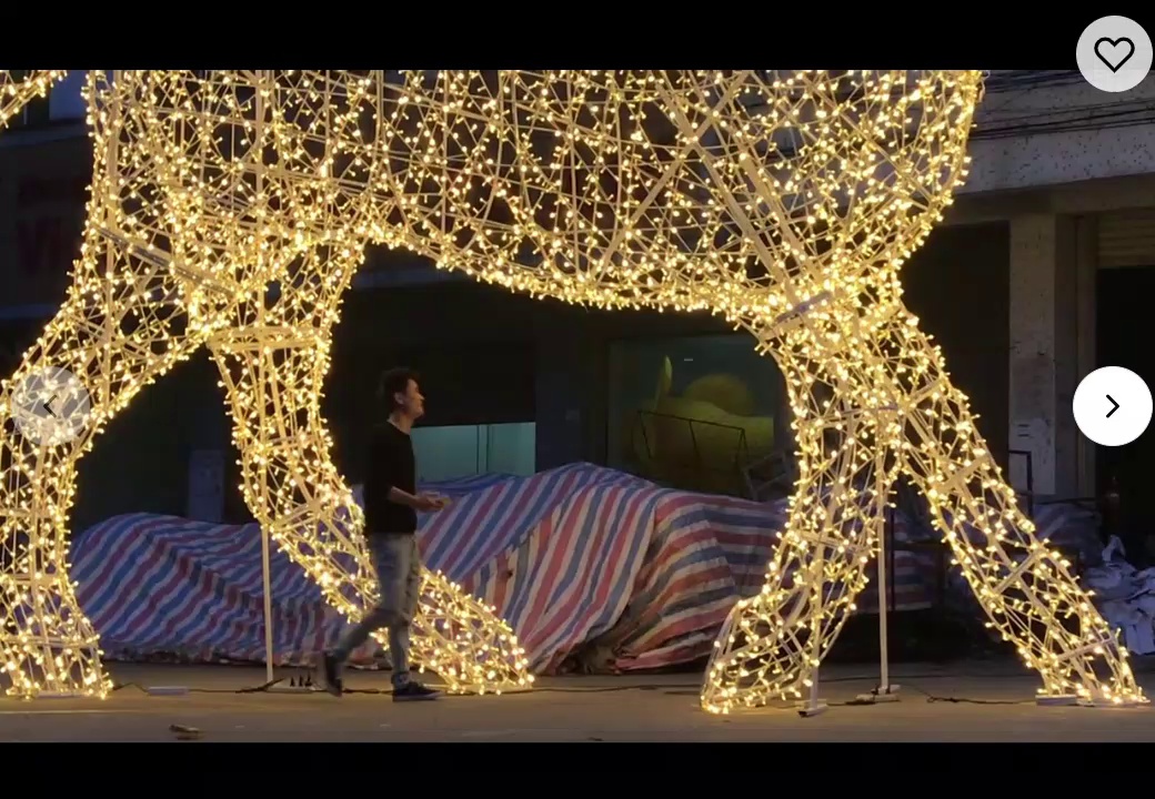 Led Christmas 3d Large Outdoor Lighted Reindeer