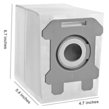 Replacement Bags for iRobot Vacuum Cleaners: i7 i7+ i6 i6+ i4 i3 i3+ J7 J7+ E5 E6 E7 i J Series