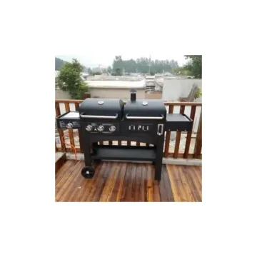 Barbecue Grill Smoke Stove Gas Charcoal Equipment Gas Sets Gaz Tools Rack Portable Oven Utensils Machine Skewers Professionnel