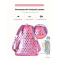 Pink Shopping Sequin College Girls Fashion Bag Travel Pěstovací školní sportovní flitry batohu s pompomem