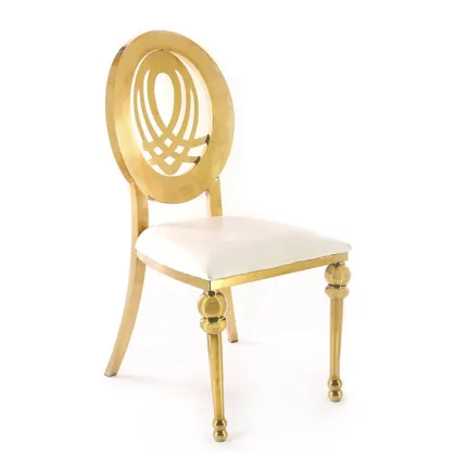 Customization Wedding Stainless Steel Dining Chair