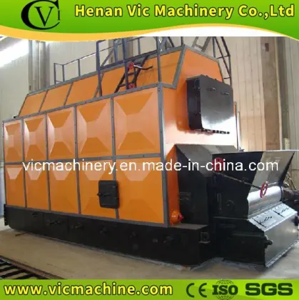 Biomass Pellet Boiler (Pellet Steam Boiler) , Steam Boiler, Low Consumption