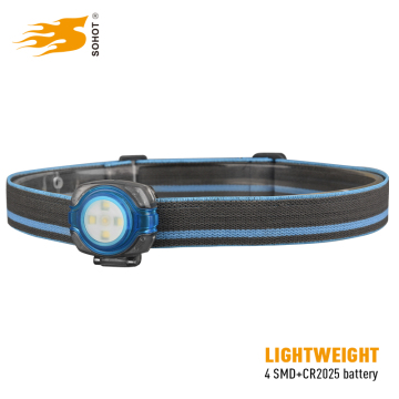 Mini 4 smd led headlamp /battery included led headlight