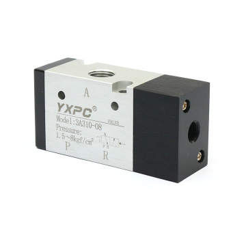 3/8 Inch Single Acting 3/2 Way Pneumatic Valve - Air Solenoid Valve for Pneumatic Components