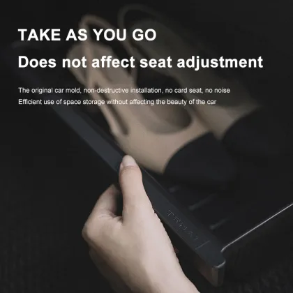 Tesla Model Y Co-pilot Seat Under Tray Storage Box