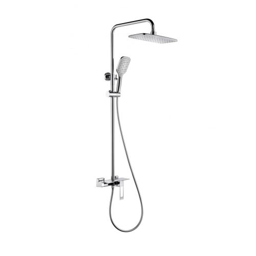 Exposed Shower Faucet Set Solid Brass Exposed Bath Shower With Mixer Factory