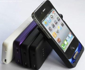 portable battery case for iphone4 battery pack