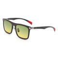 Charcoal fiber men's glasses
