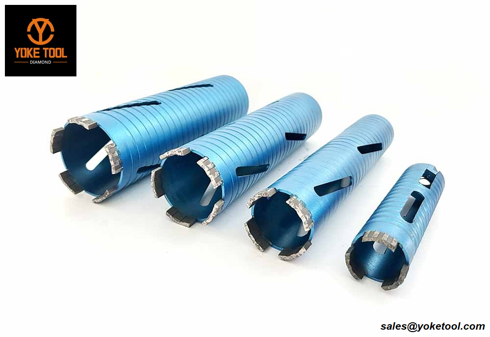 Taladro de núcleo seco de 1-1/8 &#39;&#39; Diamantes de diamante de 250 mm de 250 mm Diamantes Taladros