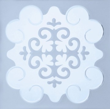 2014 new design shine ice crackle glass mosaic tile