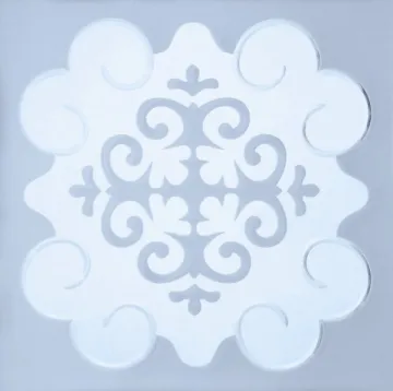 2014 new design shine ice crackle glass mosaic tile