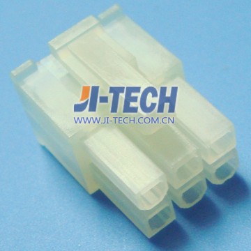 4.2mm pitch connector 6 circuits 5557 series molex 6 pin connector 39-01-2060 Dual Row receptacle housing