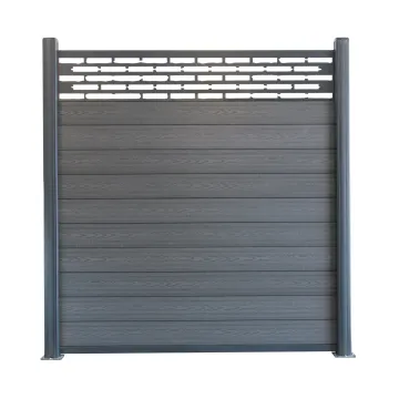 DIY Wood Plastic Composite Fence Board - Waterproof WPC Outdoor Panel
