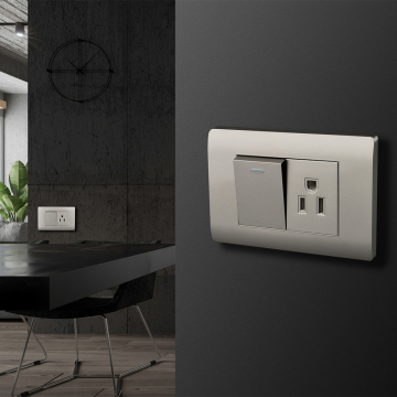 Bingoelec Double 3 Pin 118 US Standard Electrical Plug Outlet