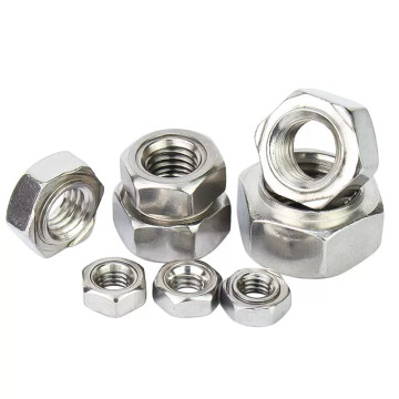 304 Stainless Steel Hexagonal Weld Nuts with 3 Projections and Pilot Size M4 to M16 for Spot Welding