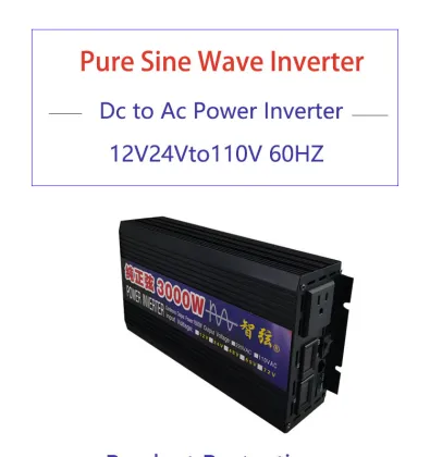 Solis Pure Sine Inverter 3000W - 12V to 220V Off-Grid Solar Converter