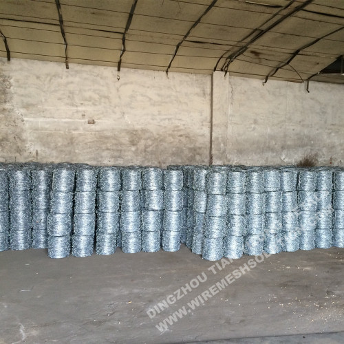 14Gauge Galvanized Safety Barbed Wire Fencing