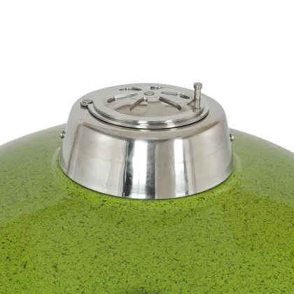 SEB KAMADO 21inch Glossy Green Egg Smoker Barbecue Grill Bbq Outdoor Kitchen Charcoal Kamado Grill