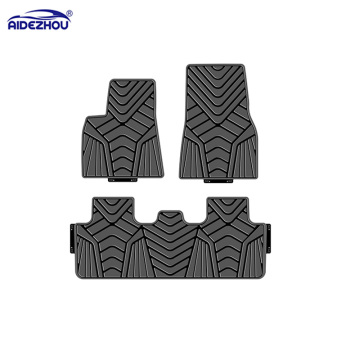 2024 New Mold Car Floor Mats For TESLA Easy Clean Waterproof 2D Latex Full Set Car Mats Floor Liners For TESLA MODEL Y 2020+