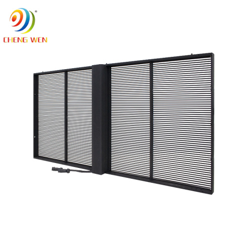 Transparent LED Display P3.91-7.82 Indoor Transparent Glass Led Display Screen Factory