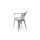 Replica Fauteuil en acier empilable industriel Tolix