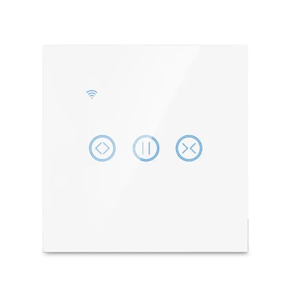EU UK Wifi Tuya Smart Life Remote Control Alexa Electric Curtain Window Shutter Smart Switch WiFi Controlled Curtain Switch