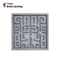 Siheyuan yekushongedza pasi Tile 200x200 grey zvidhinha