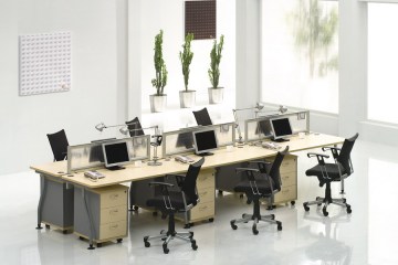 Glass Desktop Screen Workstation (OM-WT268-1)