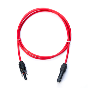 TUV Approved 1x4mm² XLPO XLPE PV Cables with PV004 Connectors - UV Resistant Power and Extension Cords