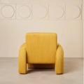 Promotie goedkope prijs accent stoelen fauteuilmeubilair stof voor de woonkamer luxe huismeubels eetkamerstoel modern