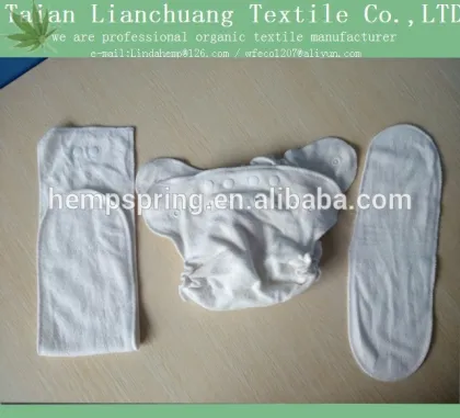 eco friendly bamboo terry cloth diaper with snaps